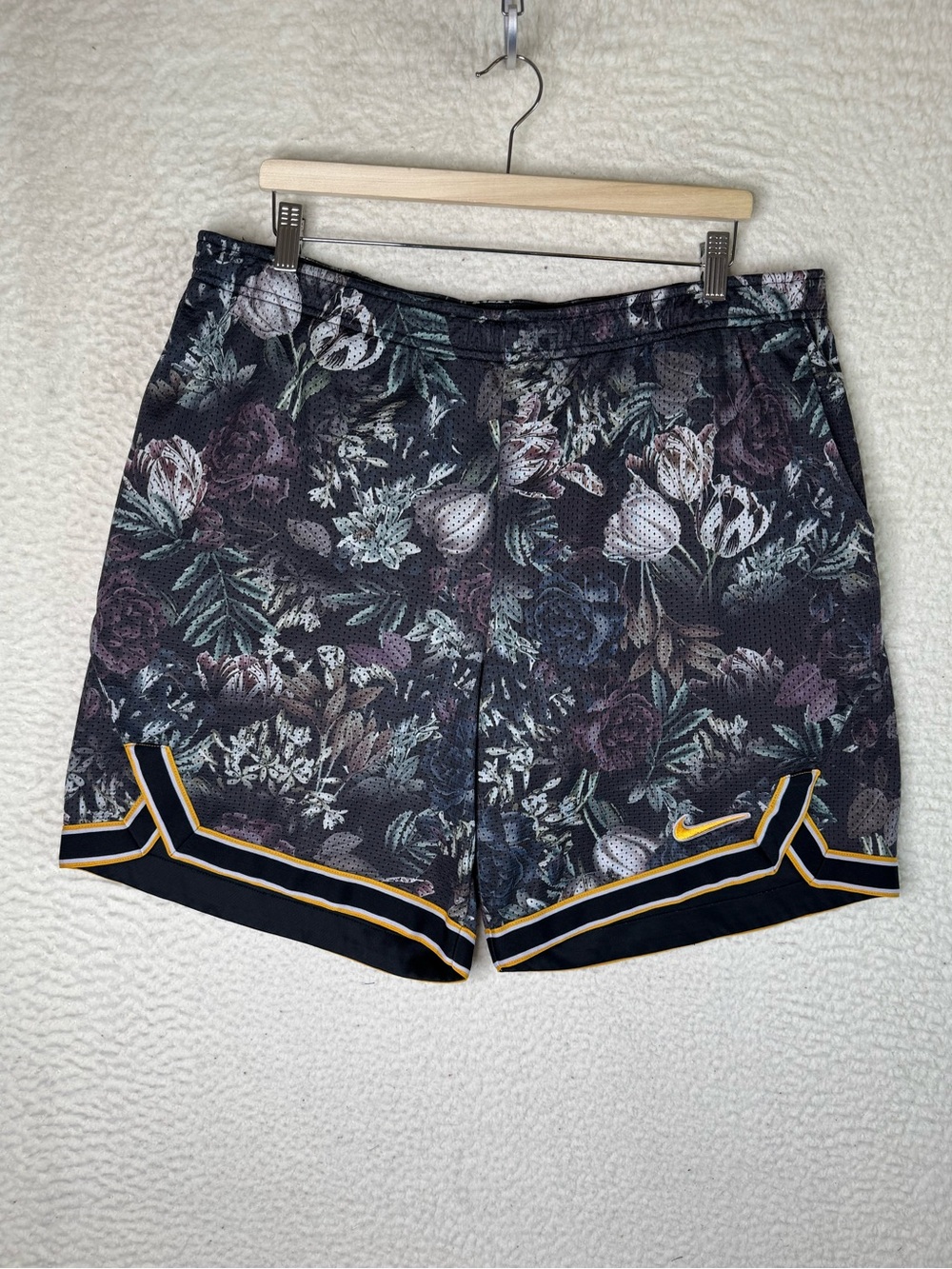Nike Dri-Fit Court Flex Ace Printed Tennis Shorts Floral AO0303-010 Men's XXL